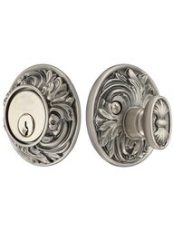 Maison Premium Single-Cylinder Deadbolt in Venetian Nickel.